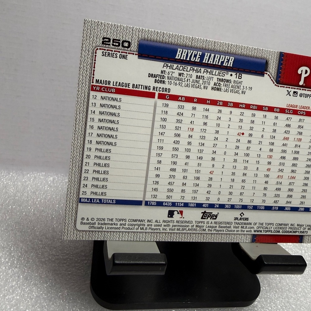 Bryce Harper 2026 Topps Series 1 Easter Holiday Chicks Foil SP Phillies - Picture 7 of 8